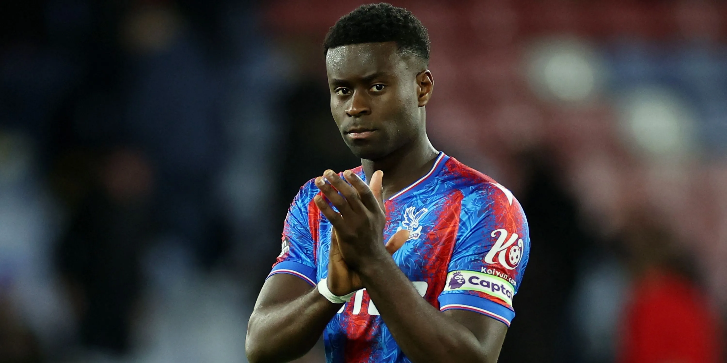 Marc Guehi, trung vệ được Liverpool theo đuổi, sau một trận đấu cho Crystal Palace