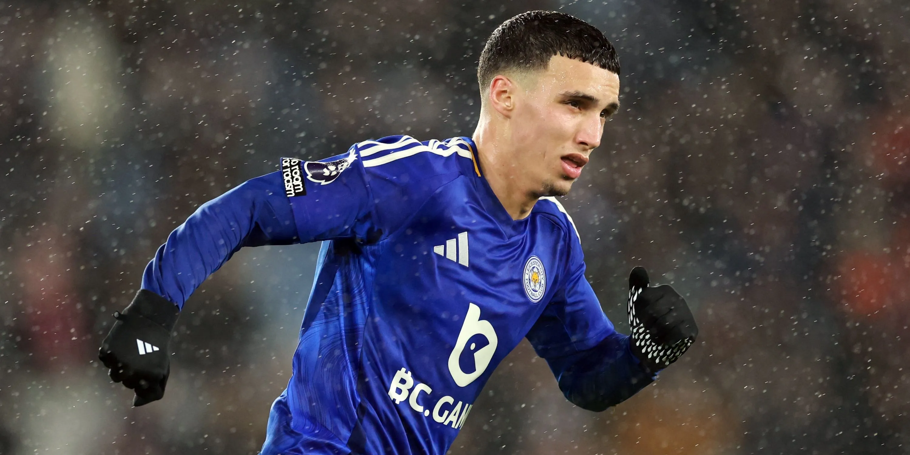 Bilal El Khannouss, tiền vệ tấn công của Leicester City, đang là mục tiêu của Wolves