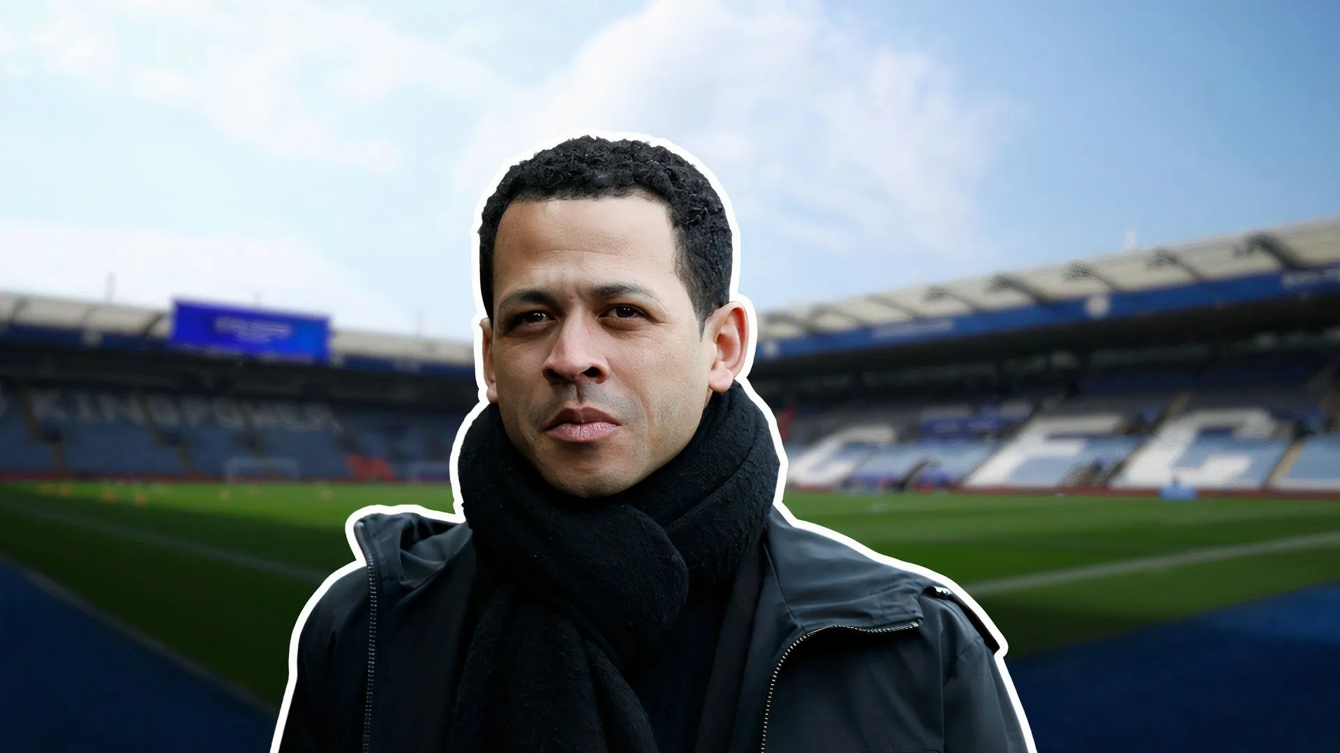 Đồ họa HLV Liam Rosenior được liên kết với Leicester City