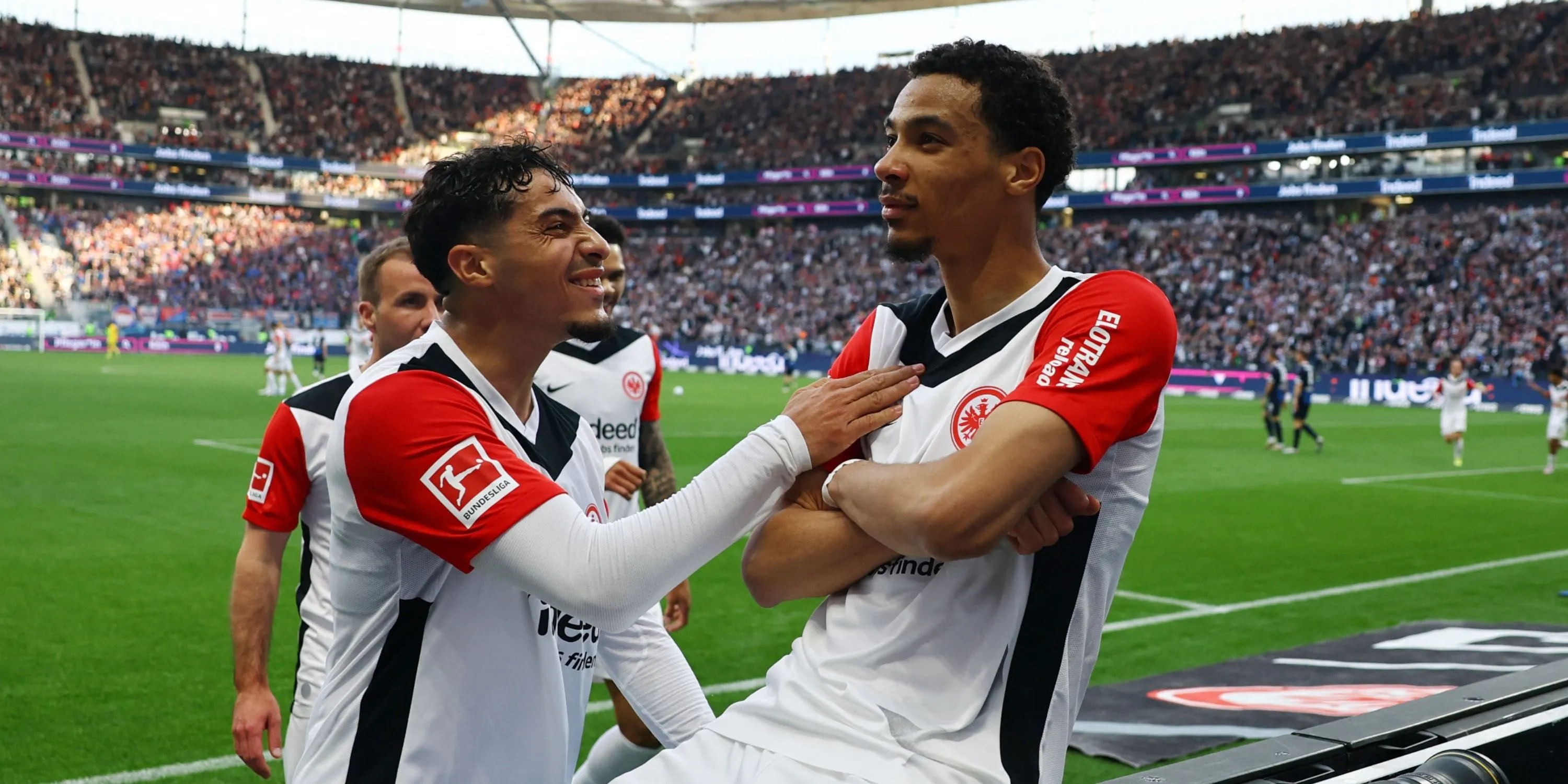 Hugo Ekitiké trong màu áo Eintracht Frankfurt tại Bundesliga