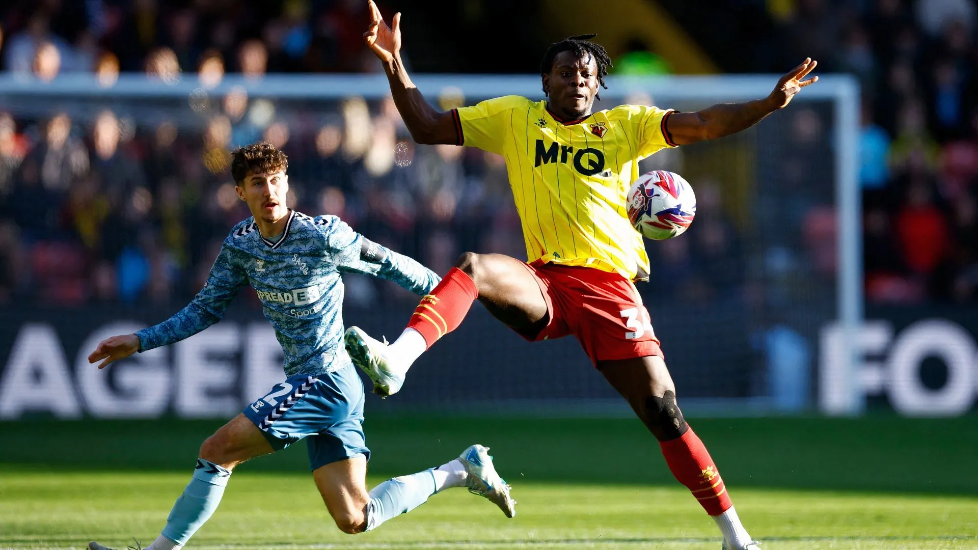 Kwadwo Baah thi đấu cho Watford