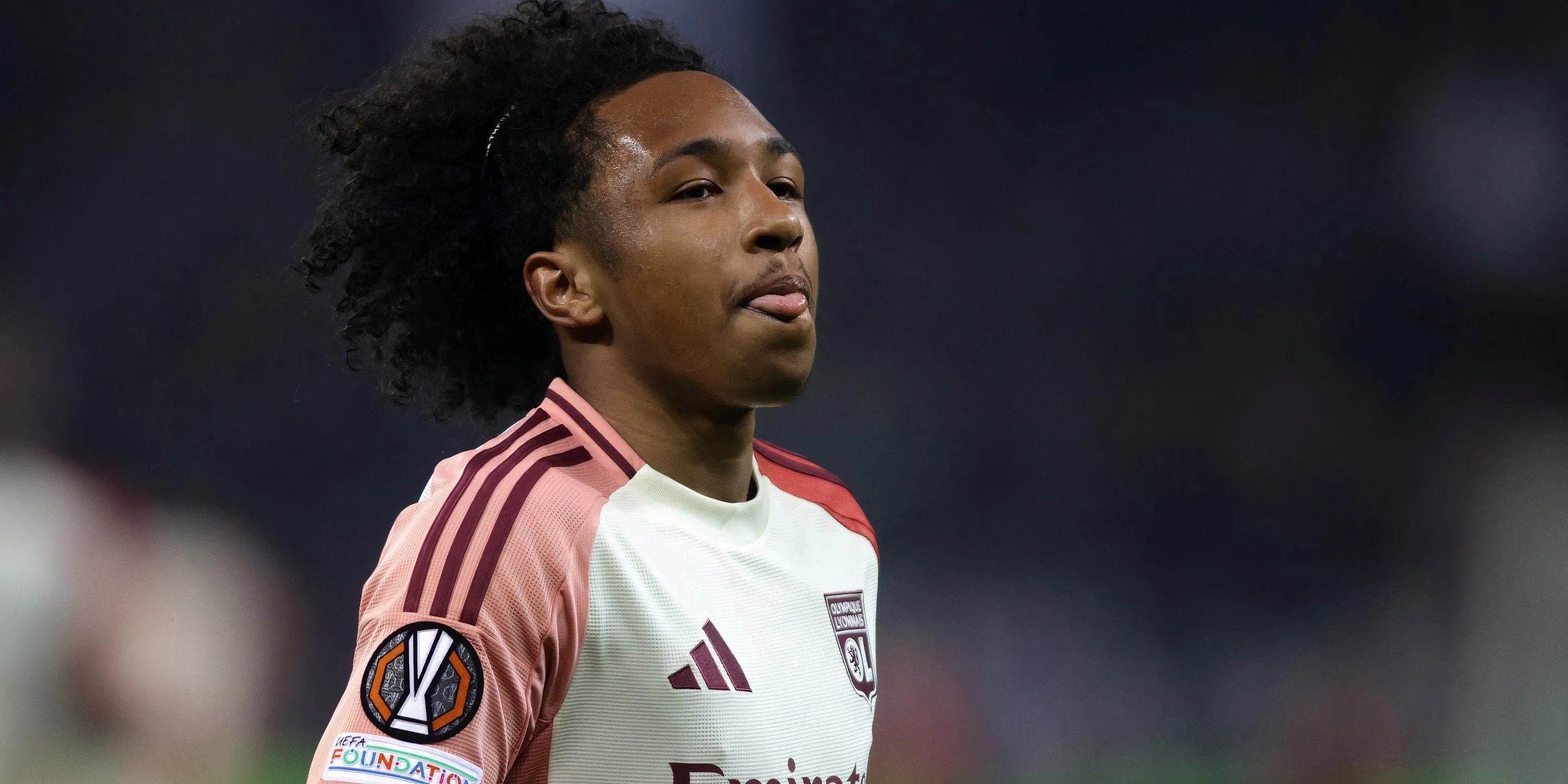 Malick Fofana trong màu áo Lyon, mục tiêu của Aston Villa