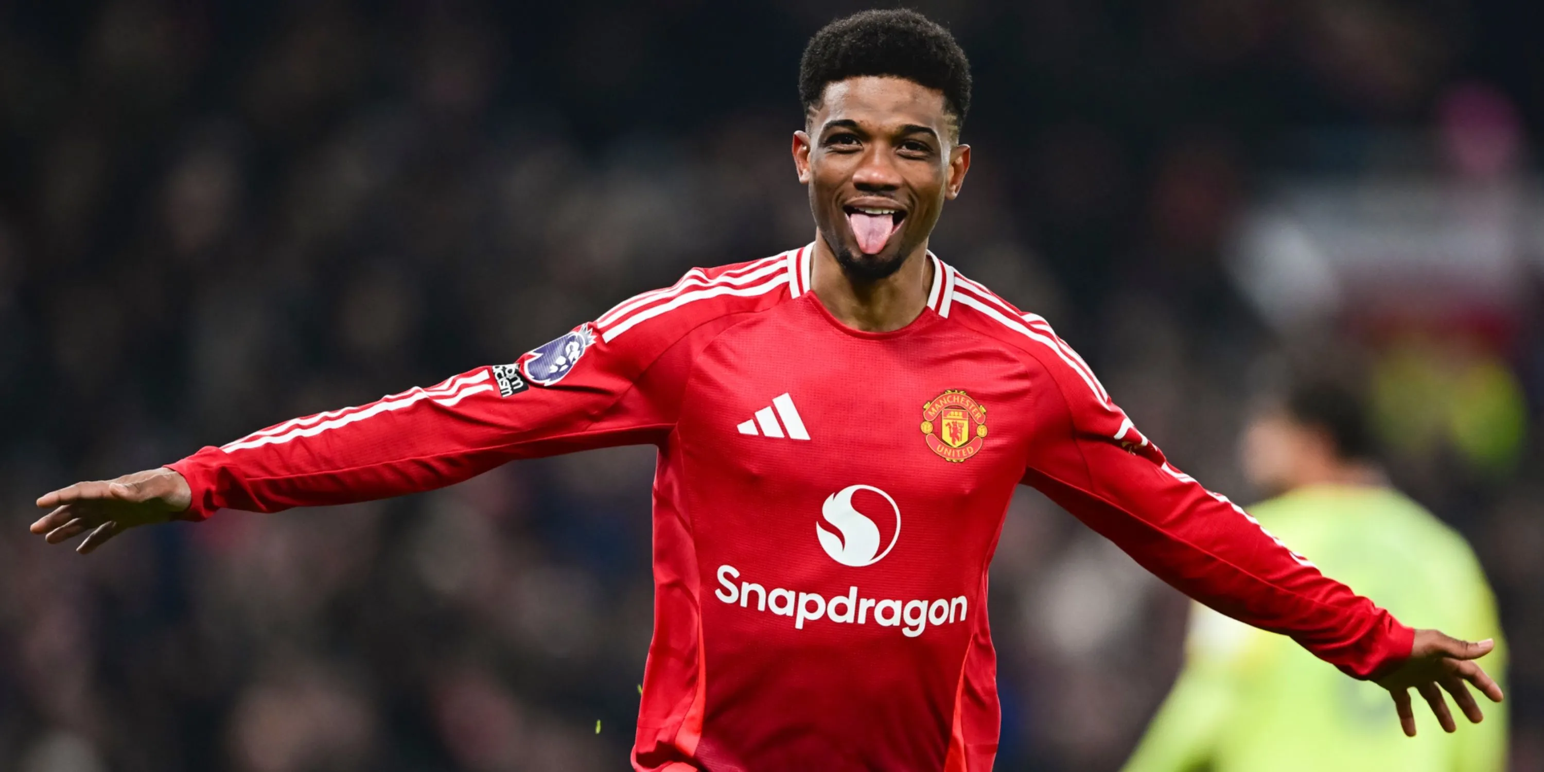 Amad Diallo ghi bàn và ăn mừng cho Manchester United