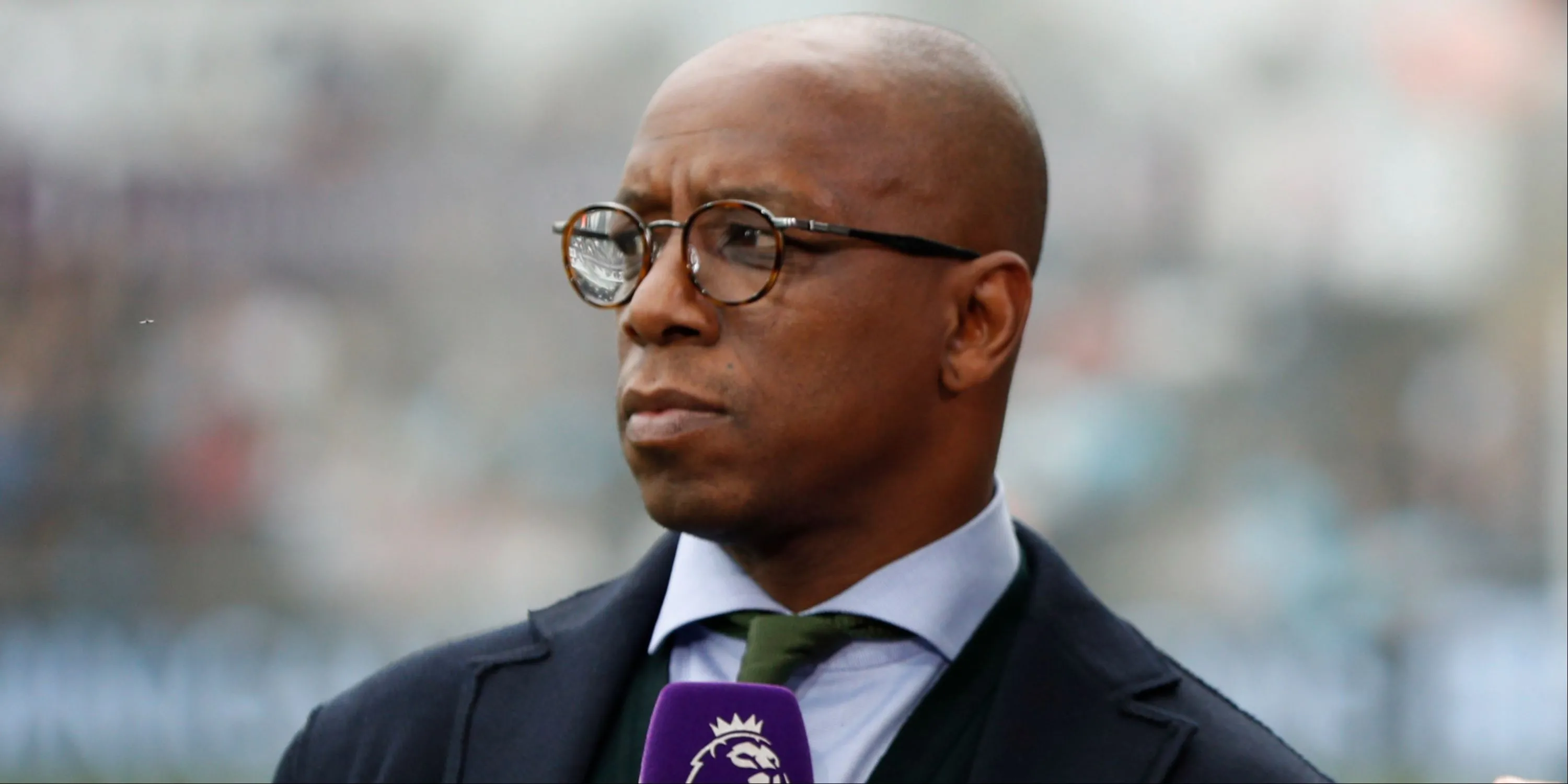 Huyền thoại Arsenal Ian Wright trong vai trò chuyên gia bóng đá trên truyền hình