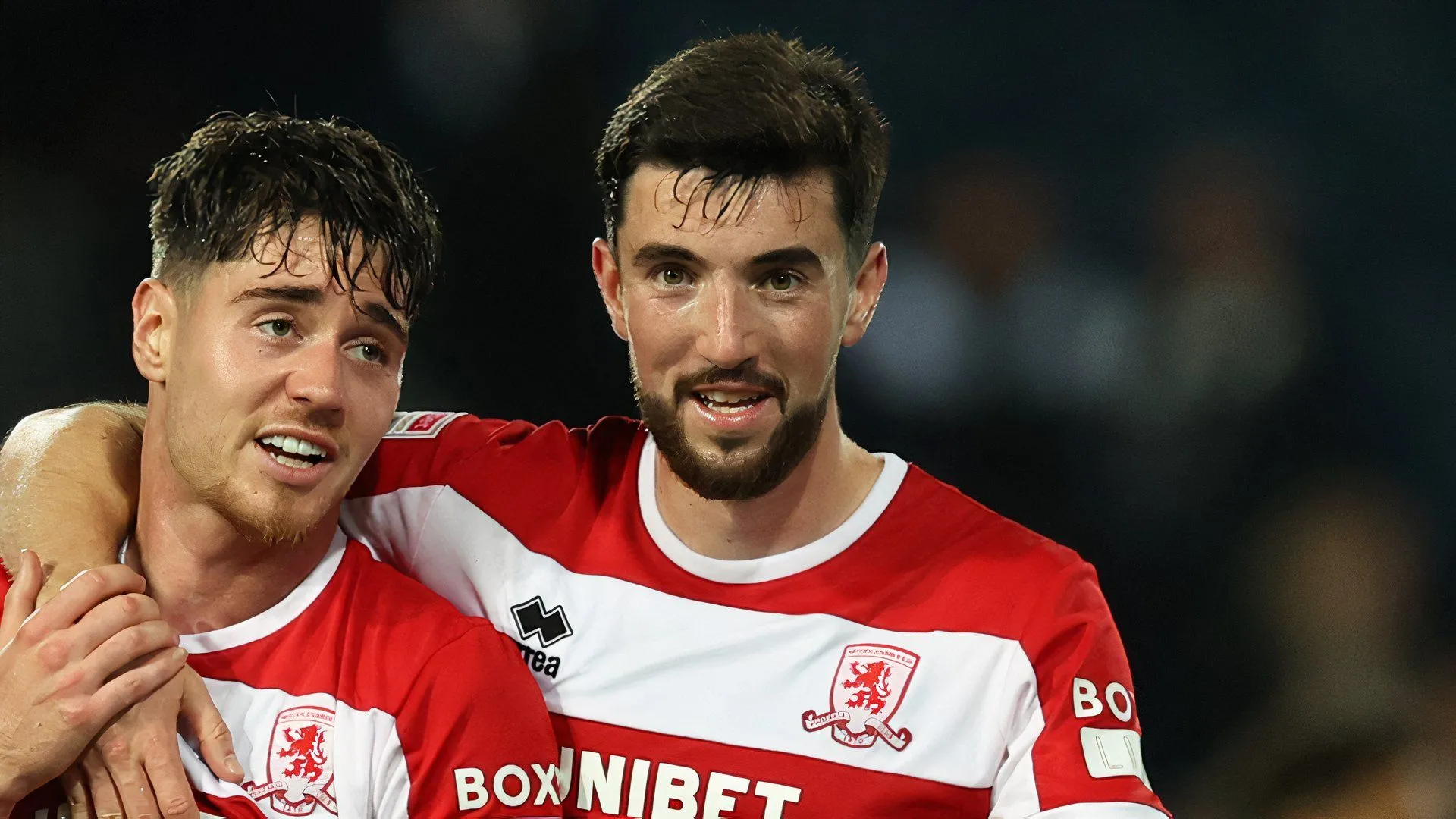 Logo và biểu tượng CLB Middlesbrough tại sân Riverside