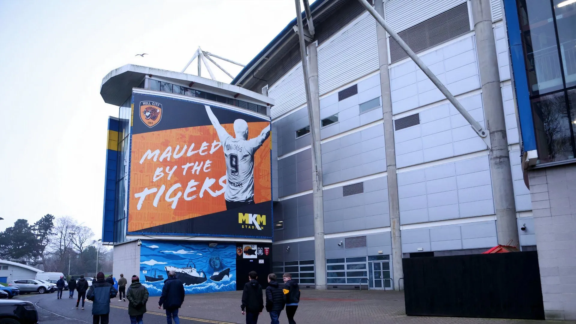 Toàn cảnh sân vận động MKM của Hull City vào tháng 1 năm 2025